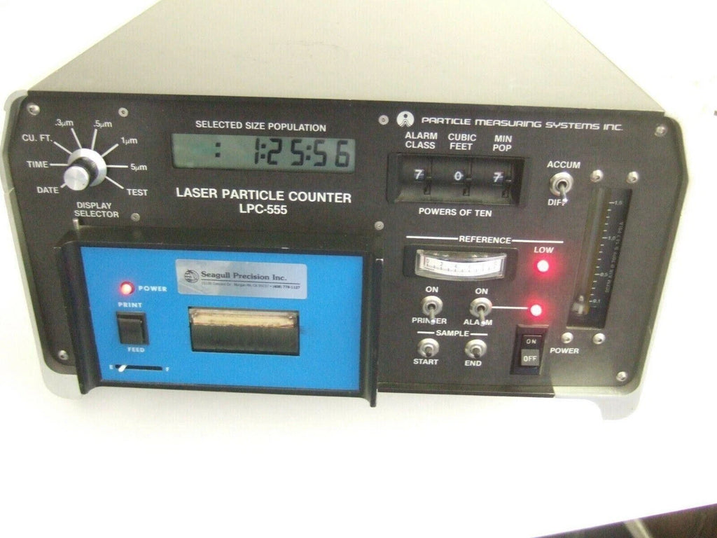 Particle Measuring System PMS LPC-555 Laser Particle Counter 344-0283-20 SEAGULL