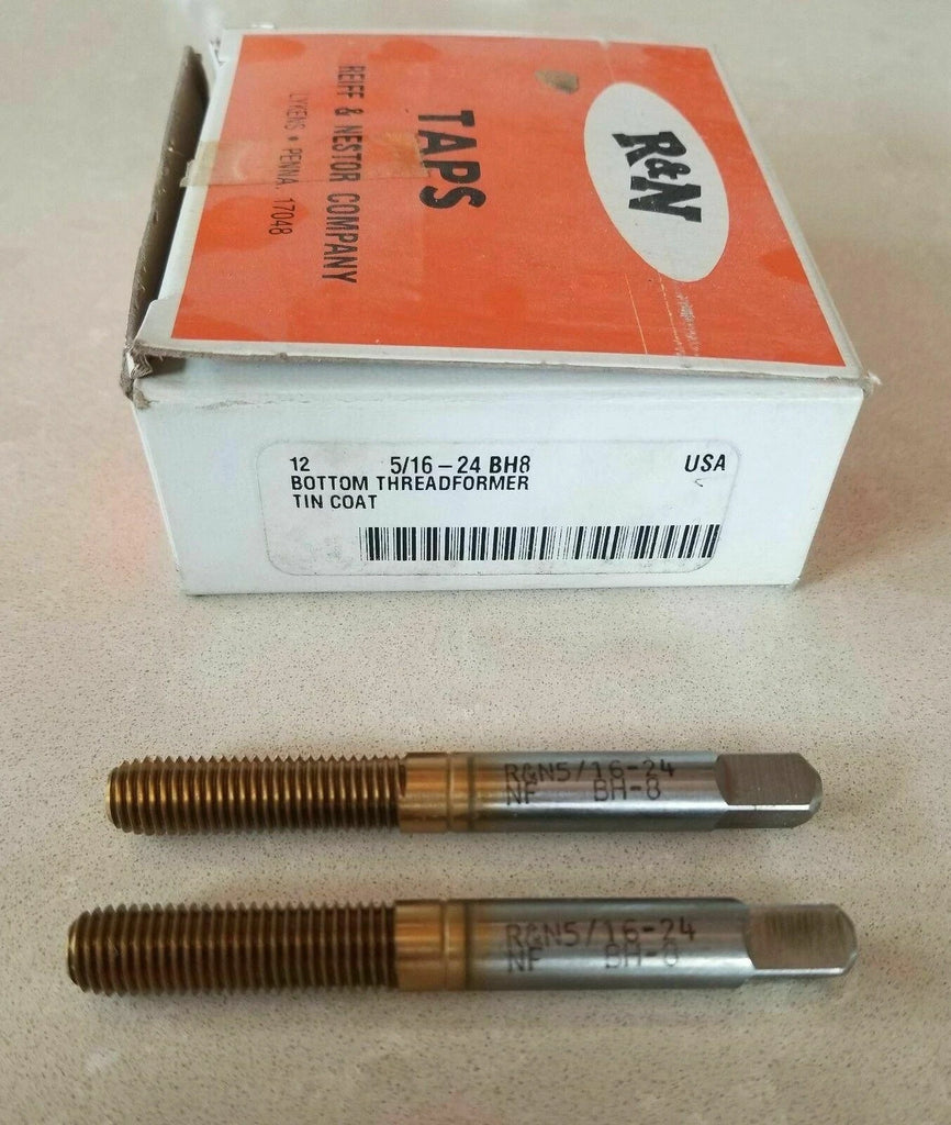 2 Pcs Reiff Nestor R&N ThreadFormer HSS Standard Bott Tap 5/16-24 BH8 Bott Tin