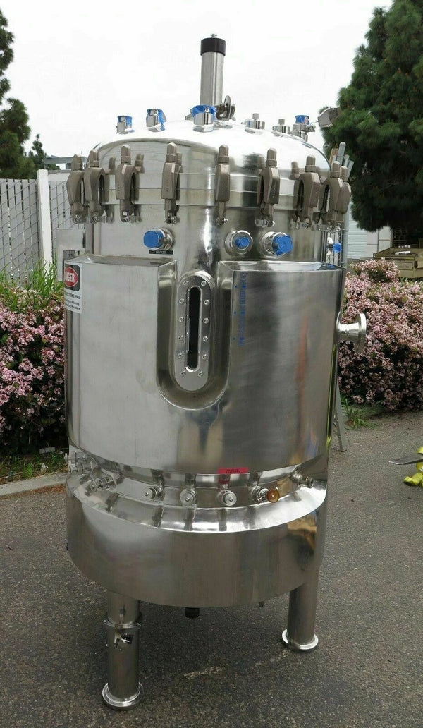 BIOENGINEERING 560 Liter Jacketed Stainless Steel 316L Tank Bioreactor Mixer