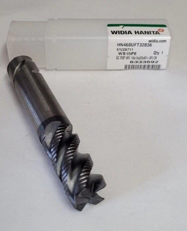 WIDIA HANITA CARBIDE ROUGHING END MILL 16X16X32X92 WS15PE 4 FL HN460UFT32836