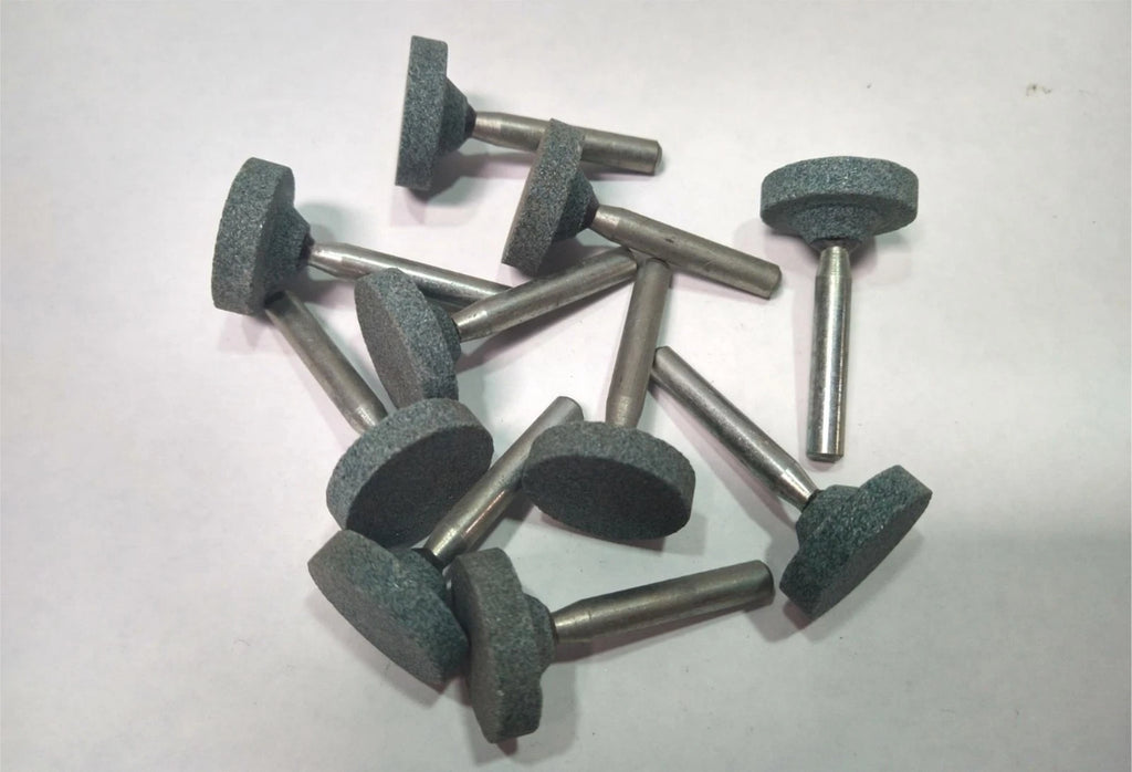 1x1/4x1/4 Abrasive Grinding Mounted Stone Dremel Wheel 1C809V32 USA Made 10Pc
