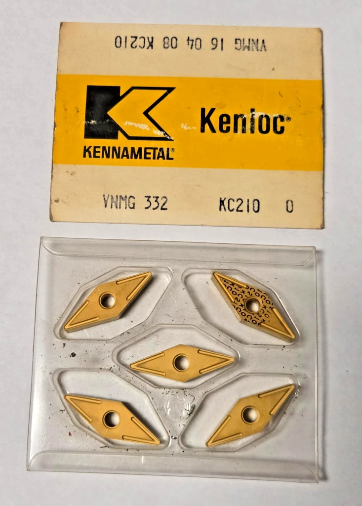 Kennametal Kenloc VNMG 332 KC210 16 04 08 Lathe Carbide Inserts 5 Pcs New