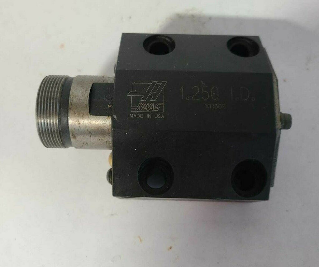 Haas 1.25" Boring Bar Holder 1-1/4" ID CNC Lathe Tool Block