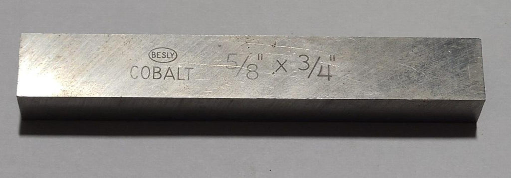 Besly Cobalt 3/4 x 5/8 x 5" Lathe Tool Cutting HSS Bit Square