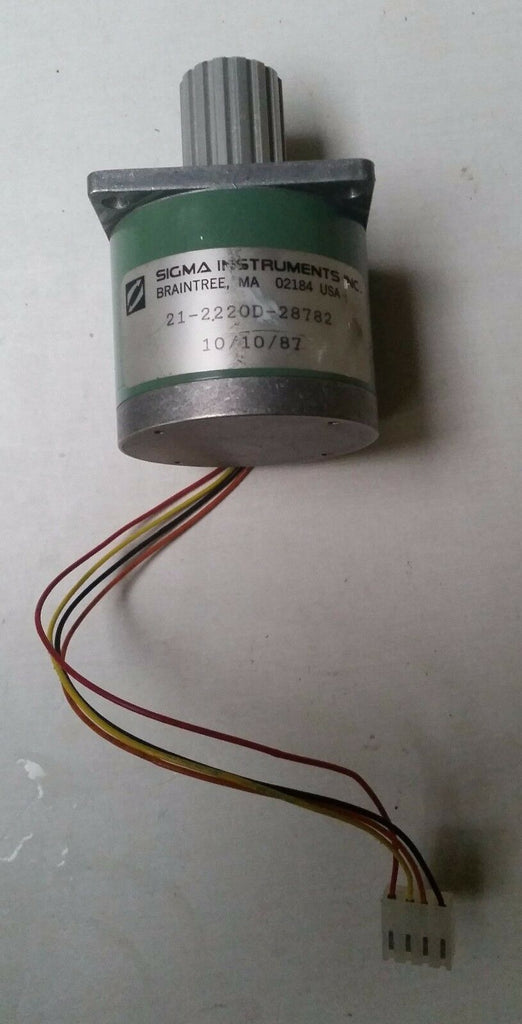 Sigma Instruments 21-2220D-28782 Stepping Motor 02184 Made in USA