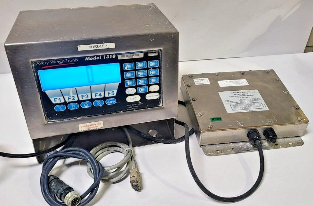 Avery Weigh-Tronix Model 1310 Scale Indicator Weigh Tronix SJB-100 12-15 vdc