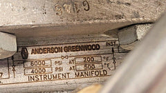 ABB 2600T Pressure Transmitter 0 / 5 PSI Anderson Greenwood Instrument Manifold