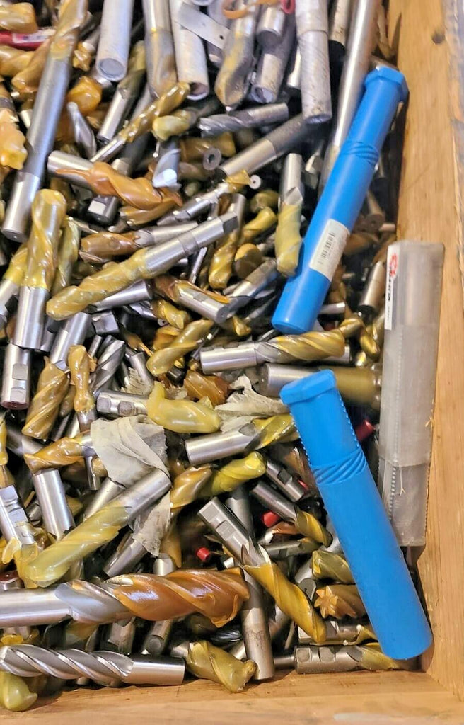1,000 LBS Large Lot of HSS New Re Sharpen End Mill Bridgeport Hanita OSG Cobalt