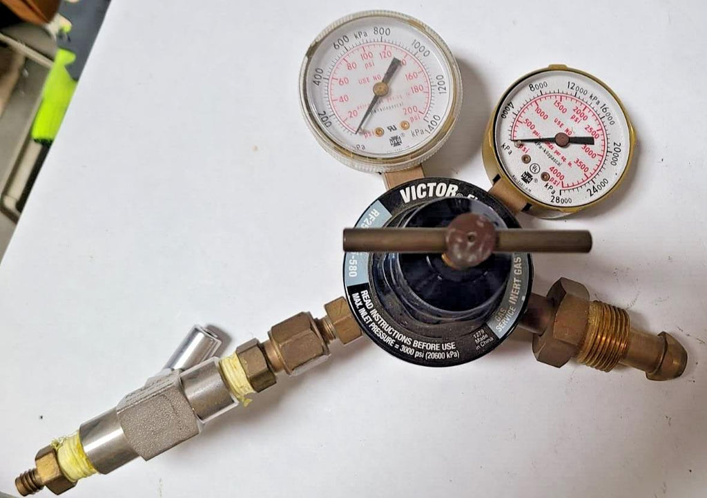 Oxygen Single Stage Regulator Victor FirePower Gas RF250-125-580