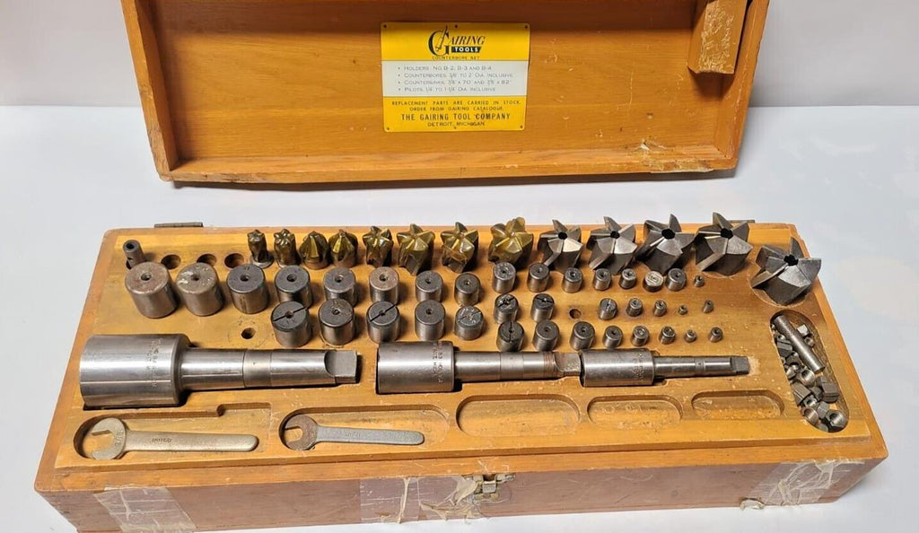 Gairing Tools Countersink Counterbore Set B-2 B-3 B-4