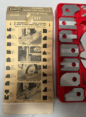 Craftsman Bench Radial Saw Molding Set Head 18 Cutter