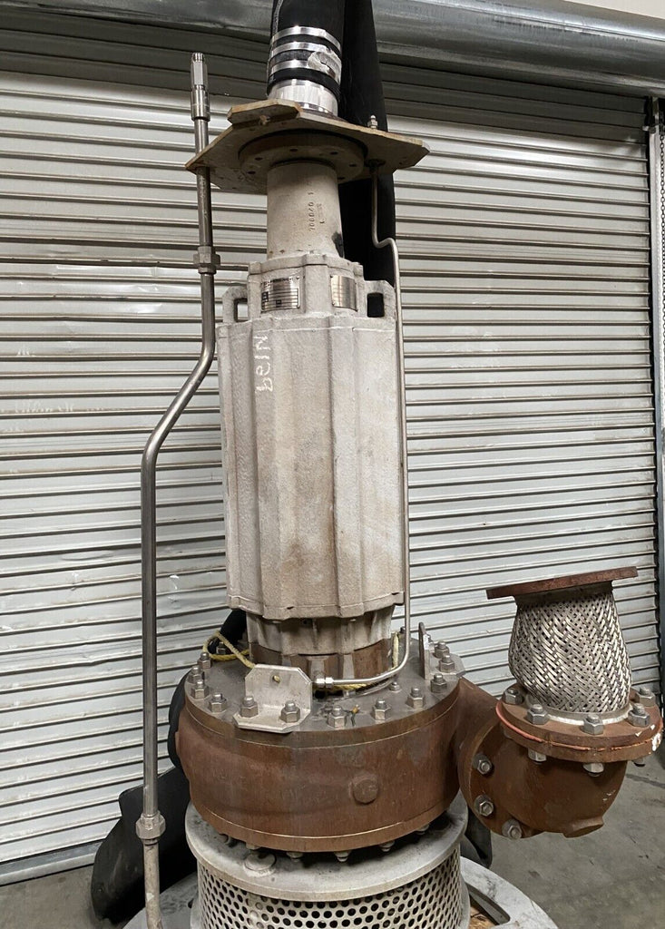 LAWRENCE Vertical Cantilever Submersible Slurry Pump 60HP 1400 GPM 8 x 6 x 22 Local Pickup
