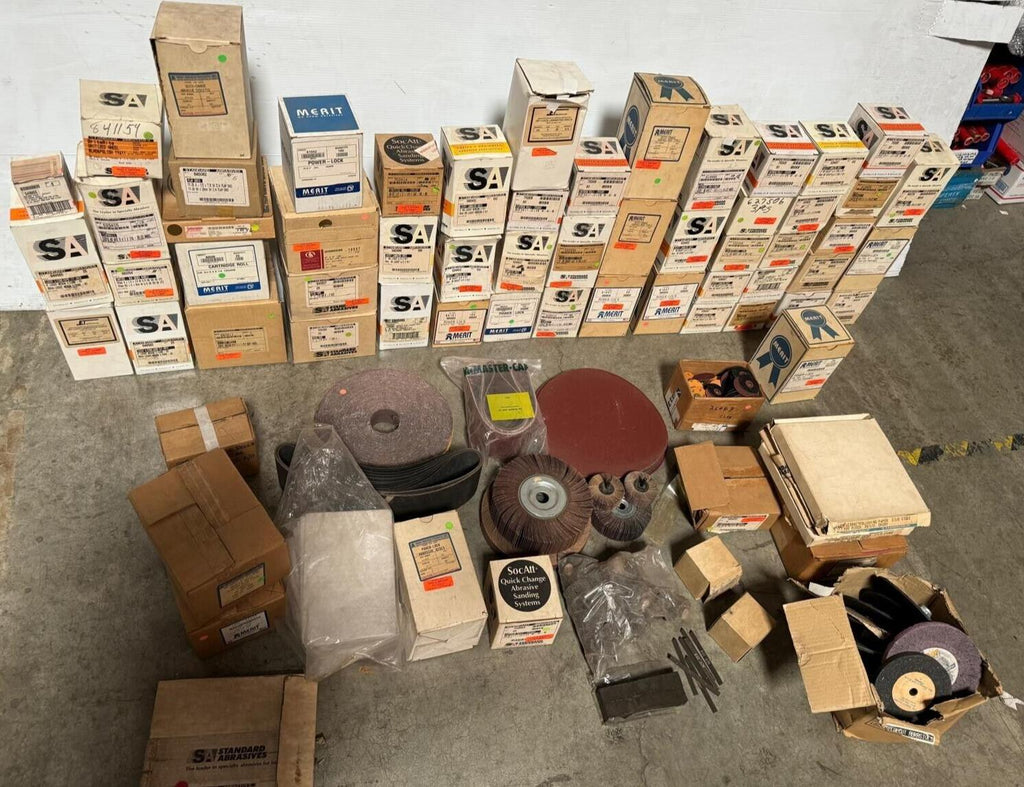 Lot Standard Abrasives Carborundum Disc Roll Sand Paper Grinding Wheels Belt