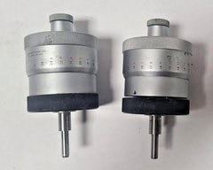 Pair of Scherr Tumico Micrometer Head USA