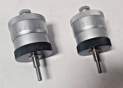 Pair of Scherr Tumico Micrometer Head USA