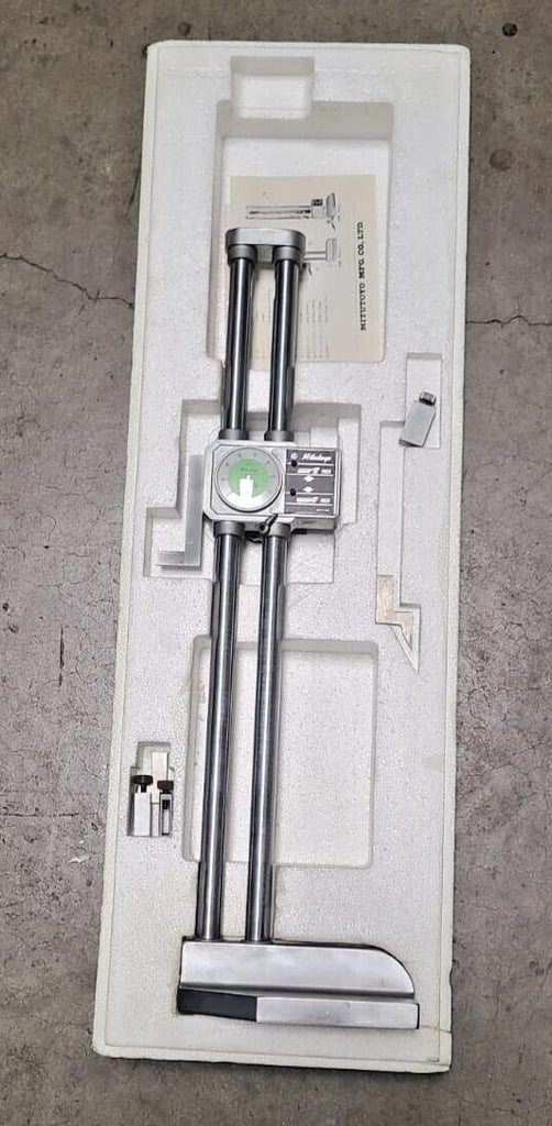 Mitutoyo .001-18" Height Gage Double Beam Analog Gauge 192-112