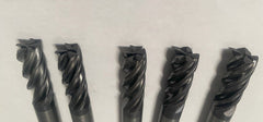 Lot of 5 SANDVIK Solid Carbide 3/8 End Mill 5 Flutes 9.52 mm Used Free Shipping