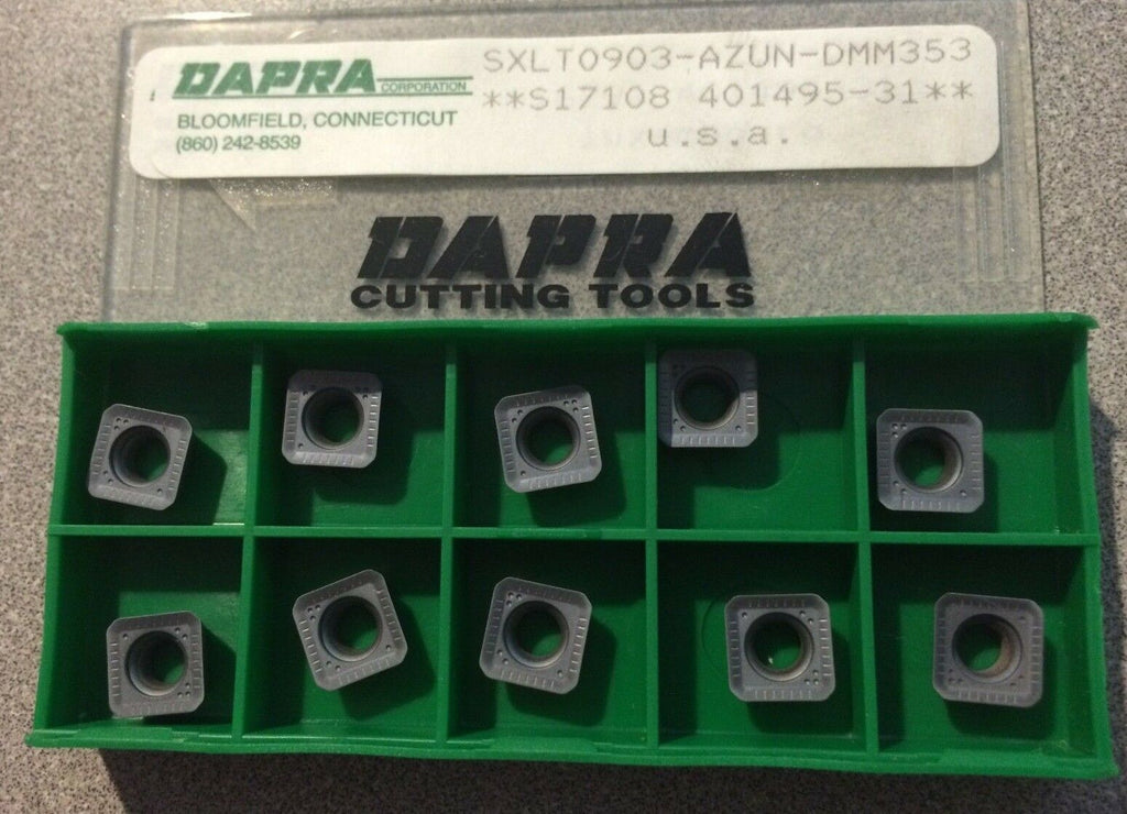Dapra Cutting Tools SXLT0903 AZUN DMM353 S17108 Carbide 10 Inserts Turning Lathe