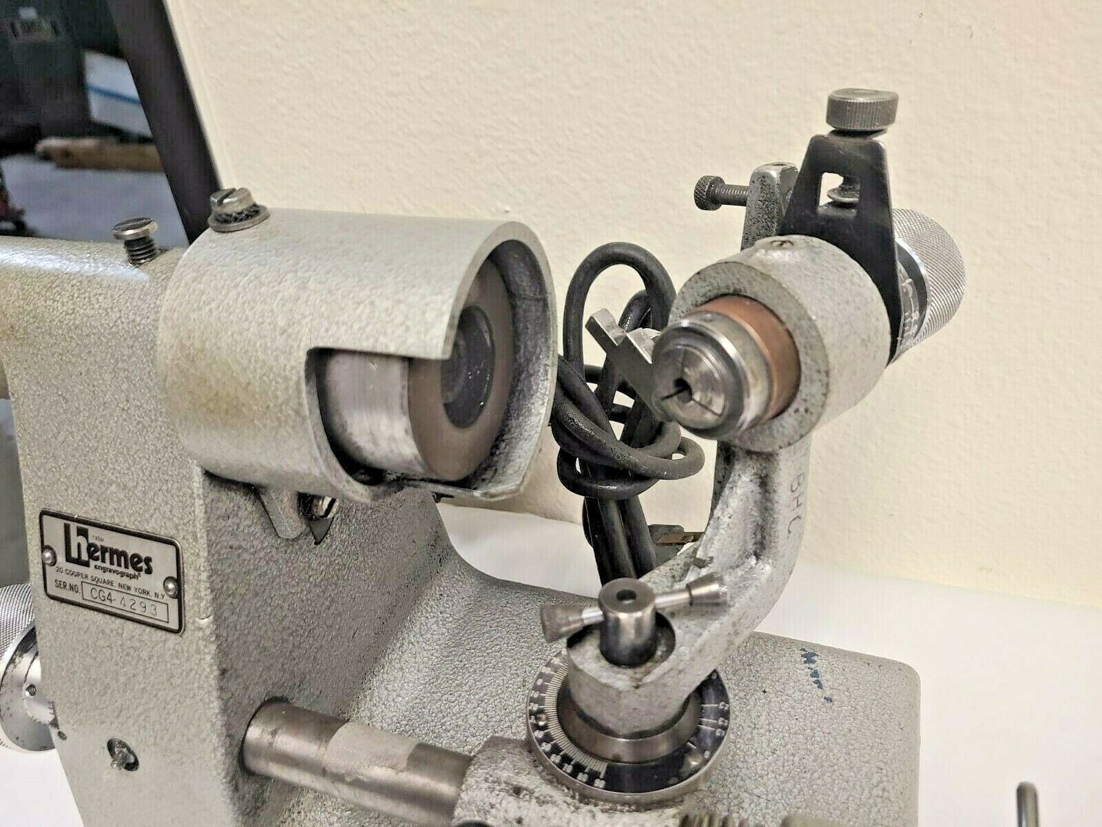 New Hermes Engravograph Pantograph Cutter Sharpener Machine Motor Type