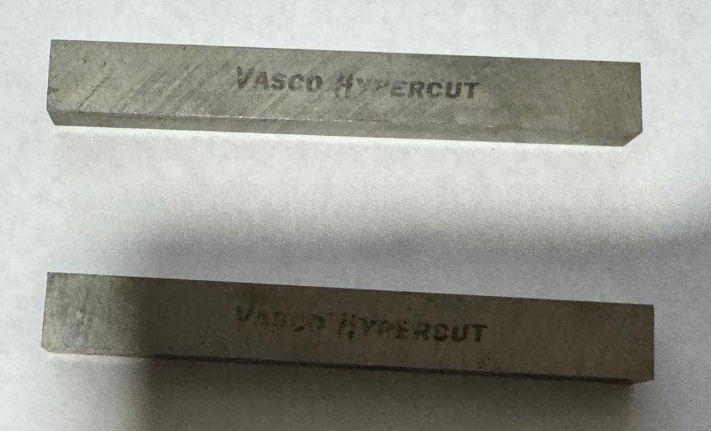 Lot of 2 Vasco Hypercut 1/2 x 3/8 x 4" Rectangle Lathe Tool Cutting HSS Bits