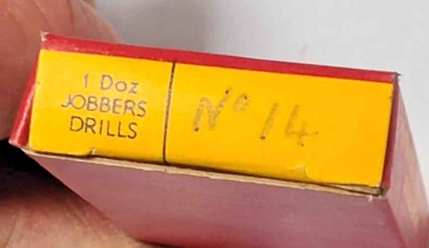 12 PCS Set HSS Drill Bit Tools Jobber #14 .1820 Intal Straight Shank