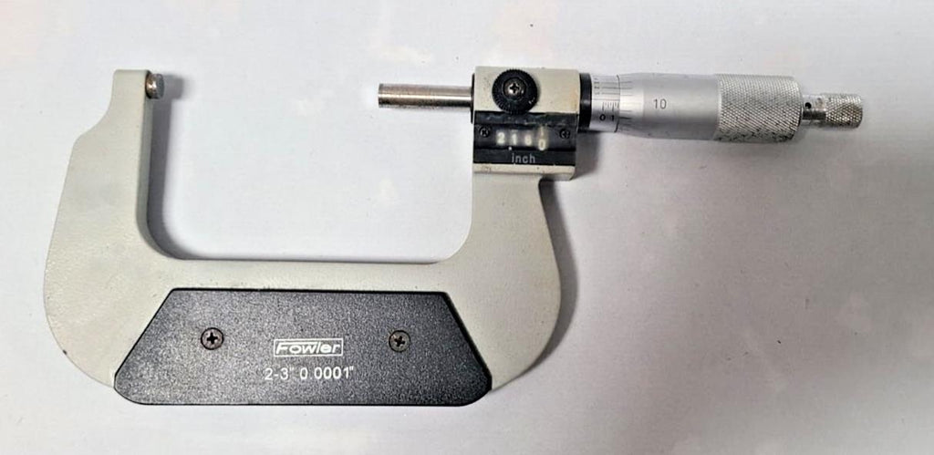 Fowler 2-3" 0.0001" Machinist Tool Outside Micrometer