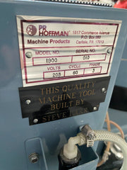 19” PR Hoffman Model 1900 Double Side Polisher Polishing Lapping Machine Local Pickup