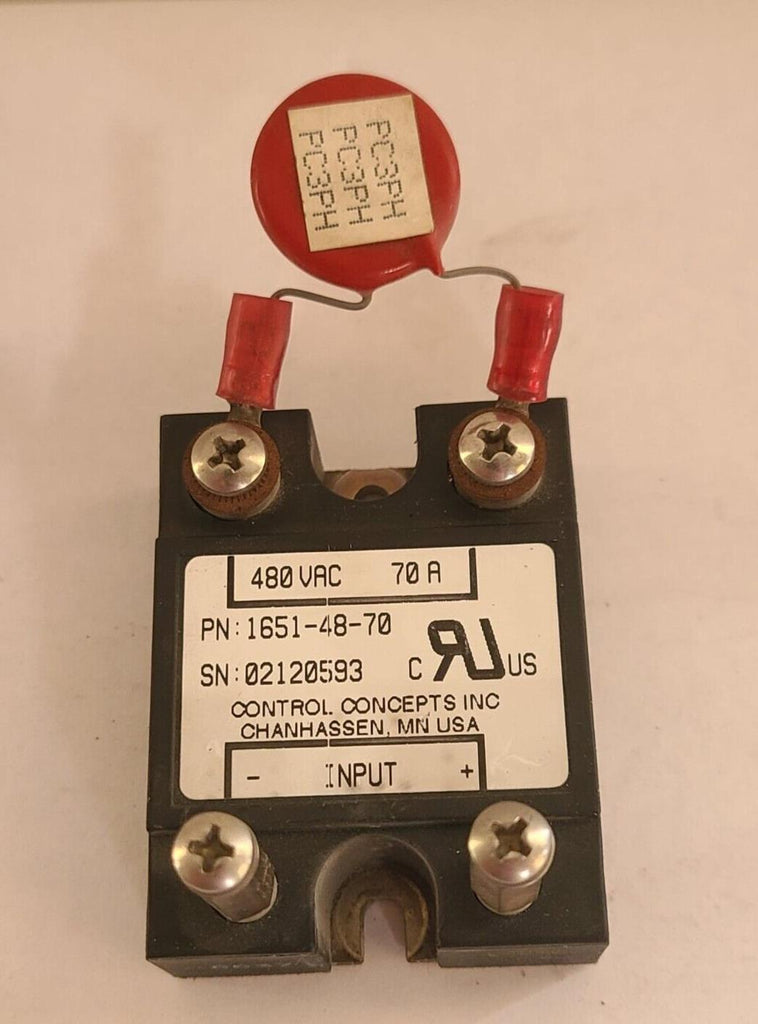 Control Concepts 1651-48-70 Solid State Relay 480 VAC 70 A