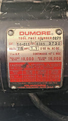 Dumore 14-011 Tool Post Grinder