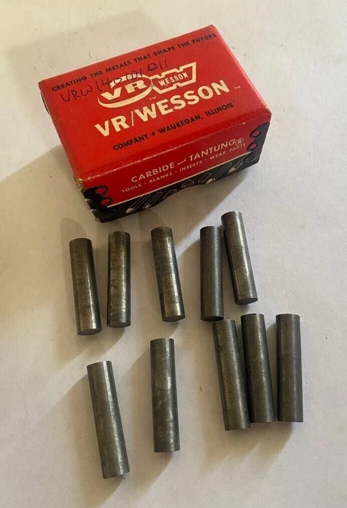 Lot of 10 VR WESSON .31 x 1.30 Solid Carbide Tool Bit Blank SR-10102A5 New