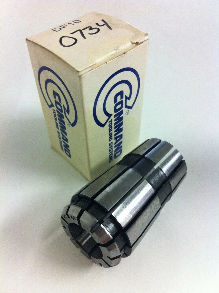 Command Tooling Systems TG10 DF10 0734 0.719 - 0.734 inch Collet for Mill New