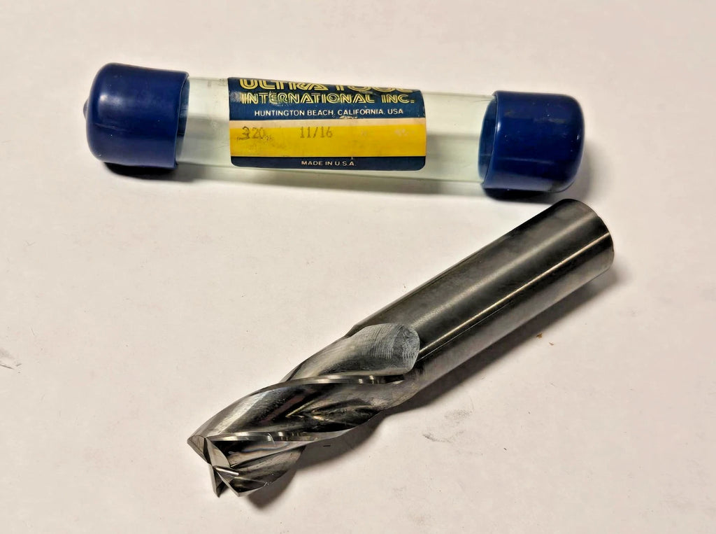 Ultra Tool 11/16 Tool Brand New Solid Carbide End Mill USA 4 Flutes