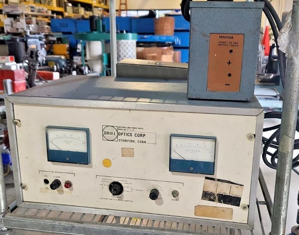 ORIEL OPTICS UNIVERSAL LAMP POWER SUPPLY MODEL C-72-20