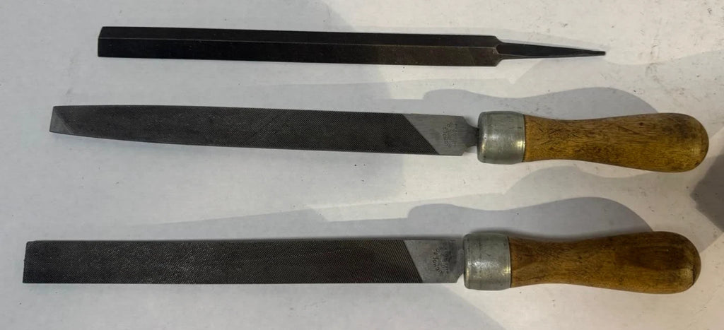 Lot of 3 Vintage Nicholson 10" Files Made in USA