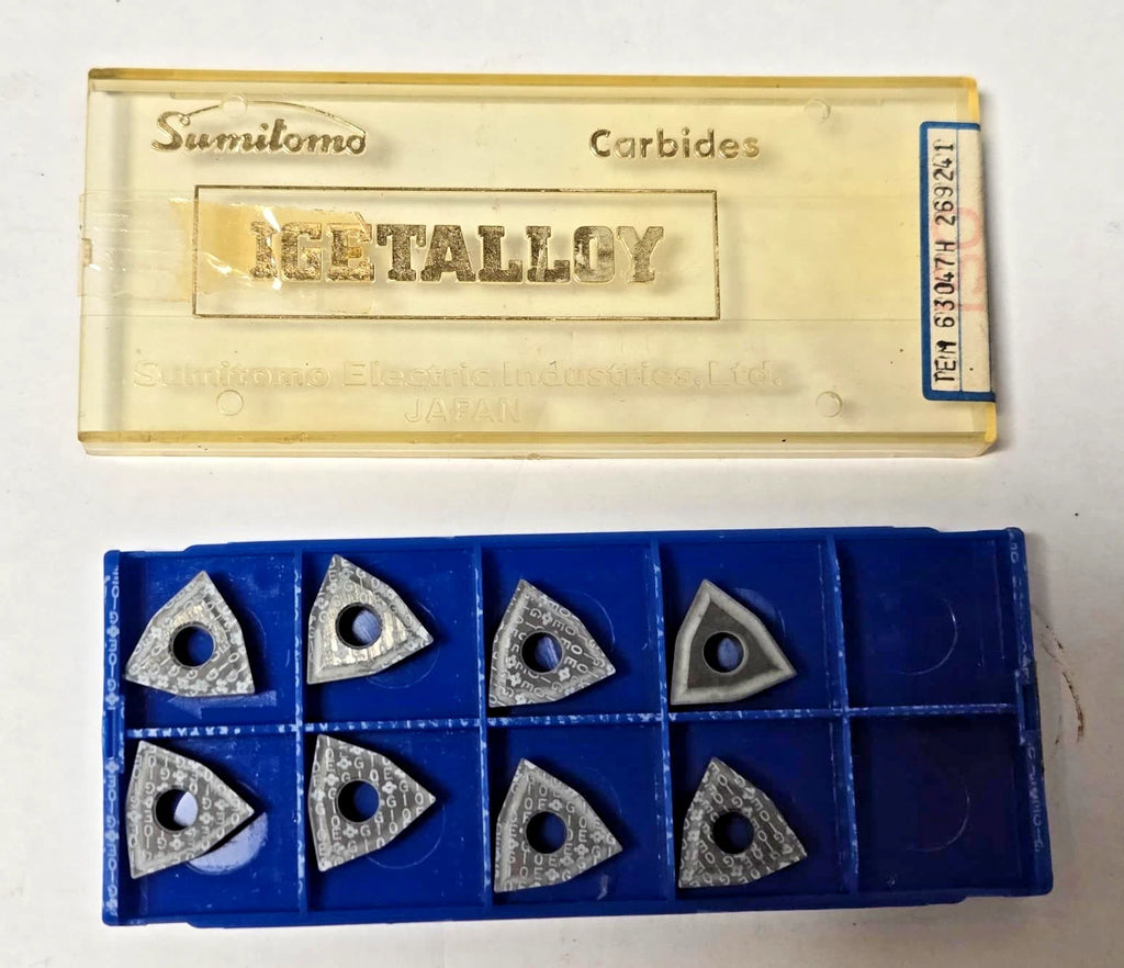Sumitomo Igetalloy WNMG 431 E NZ G10E Lathe Mill Carbide Inserts 8 Pcs New