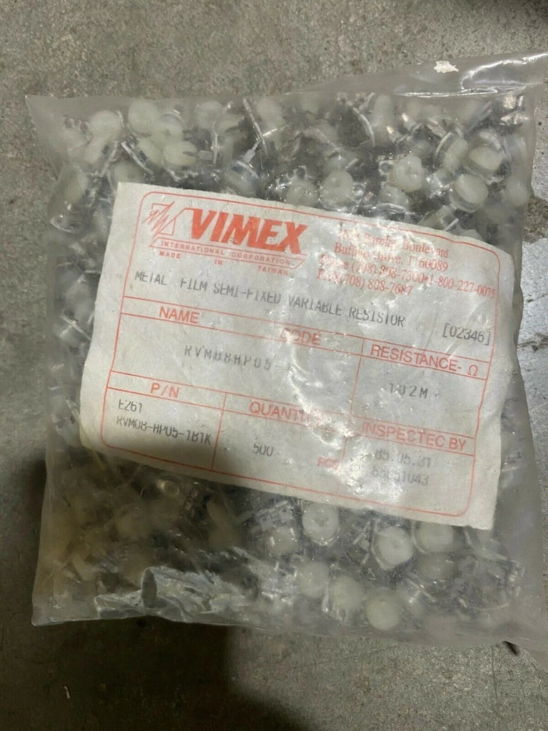 Lot 500 VIMEX RVM Cermet Trimmer Potentiometer Resistor RVM08-HP05-1B1K 102M