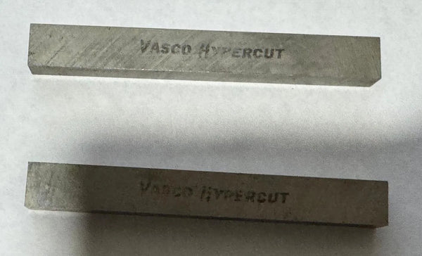 Lot of 2 Vasco Hypercut 1/2 x 3/8 x 4" Rectangle Lathe Tool Cutting HSS Bits