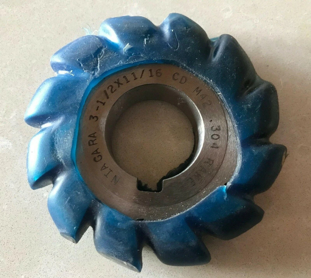 Niagara Convex Milling Cutter 3-1/2 x 11/16 CD M42 .304 Rake New