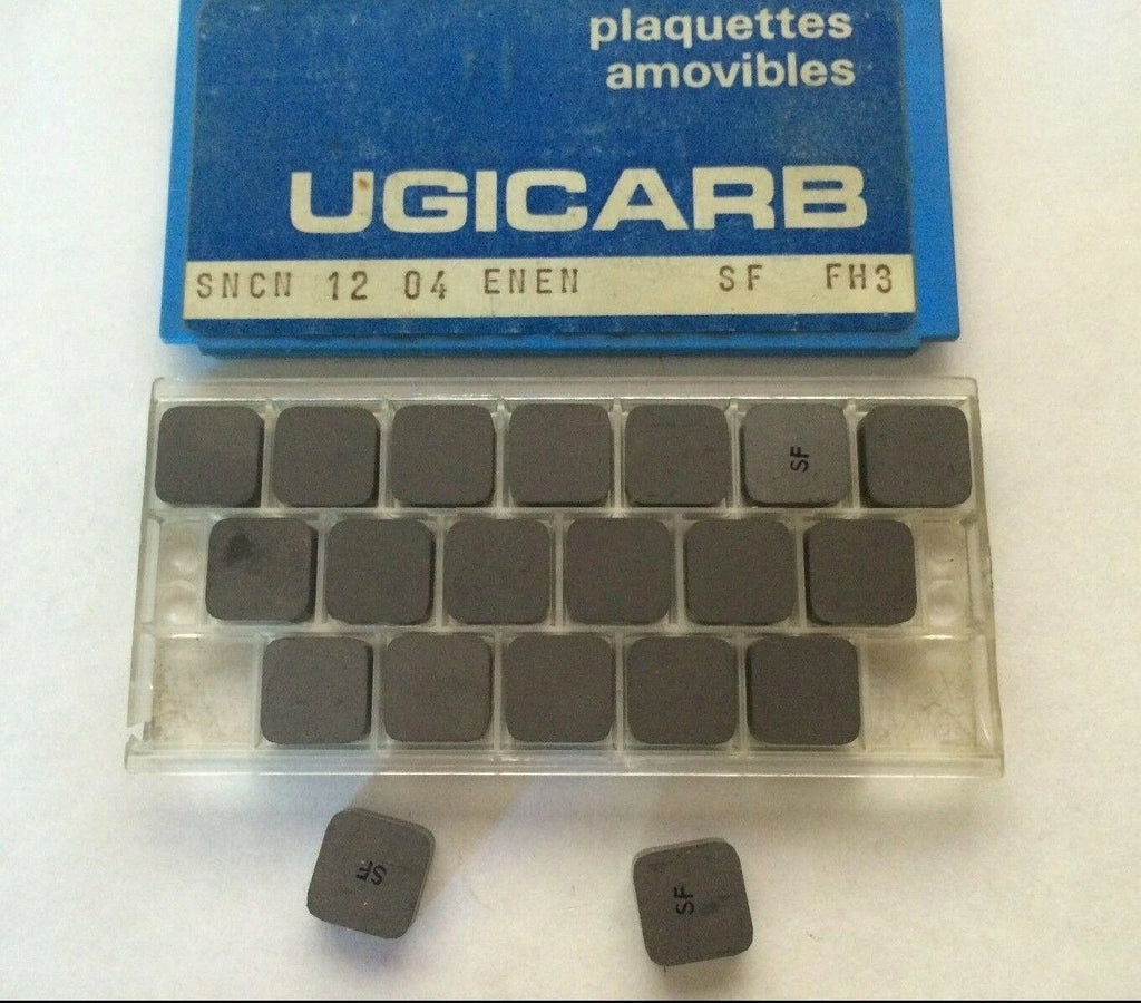 20 Pcs UGICARB PLAQUETTE SNCN 12 04 ENEN SF FH3 Lathe Mill Carbide Inserts Tools