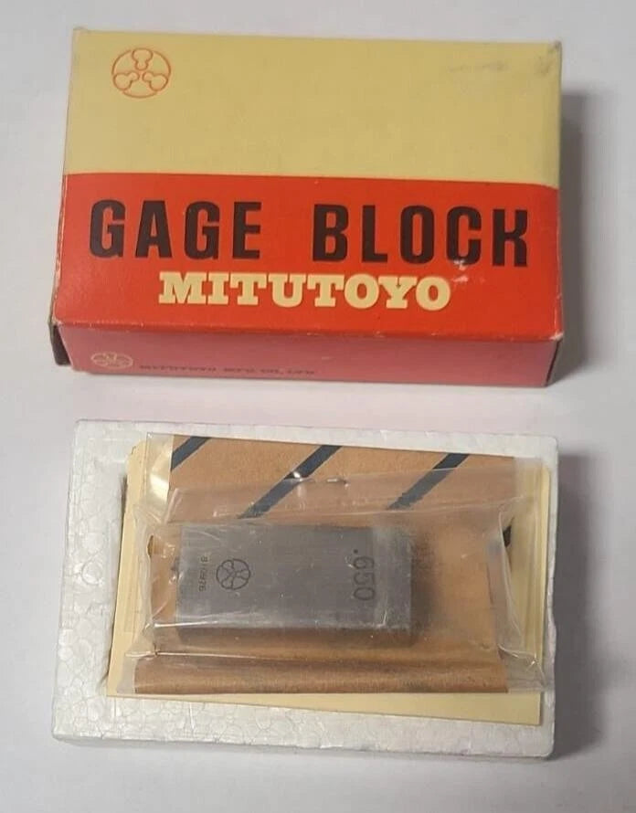 Mitutoyo Brand New 611216-23 .65 GRD2 GAGE BLOCK