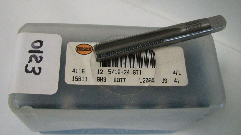 2 Besly Tap 5/16 - 24 STI GH3 Bott 4 Flutes L2085 JS 41 15811 Brand New USA Made