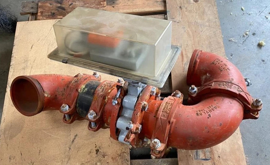 GRUVLOCK 7050 Grooved End Ball Valve 6" Ball Stem Nace gruvlok Anvil
