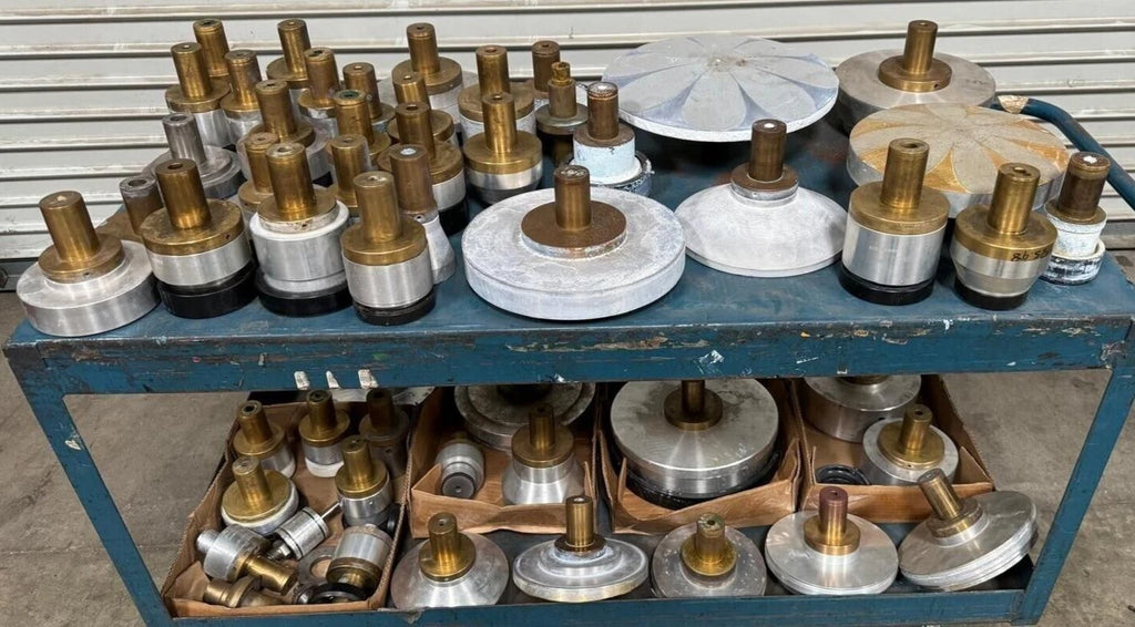 Lot of OptoTech Cup Grinding Wheels Tooling For Optic Glass Lenses Polishing