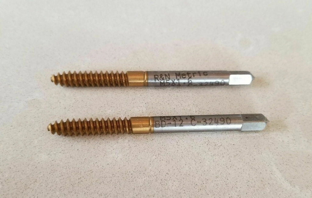 2 Pcs Reiff Nestor R&N ThreadFormer HSS Standard Bott Tap M5X 1.6 BD-12 C-32490