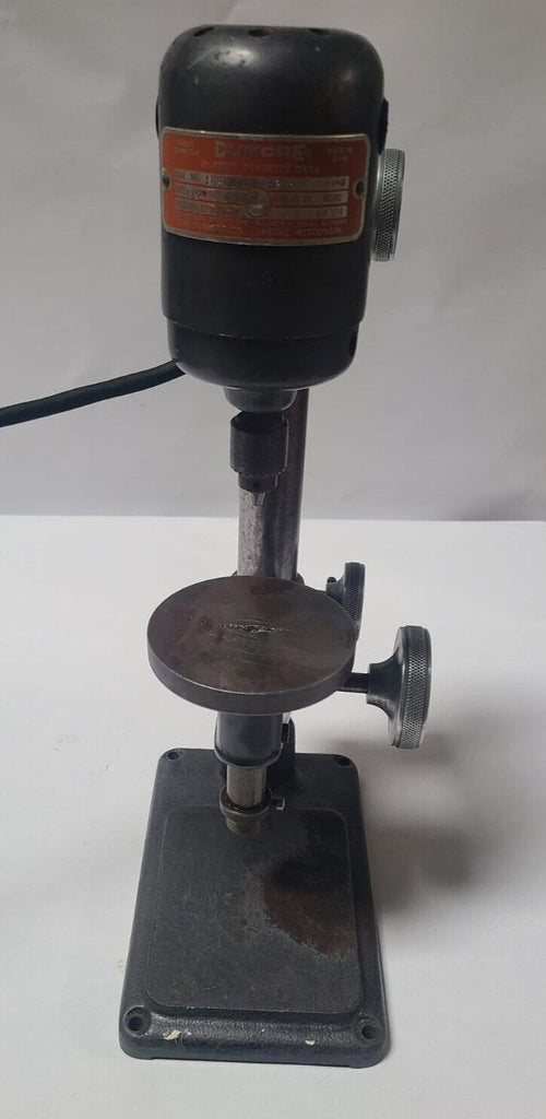 DUMORE 16-011 Sensitive Bench Style Hi Speed Drill Press Watchmaker Jewelers