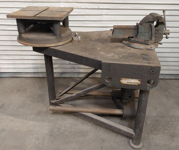 Hi-Duty Heavy Duty Bench Vise Welding Table Rotary Tilting Device Local Pickup