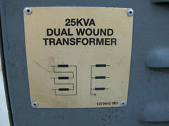 25 KVA Multi Tap Dual Wound Transformer