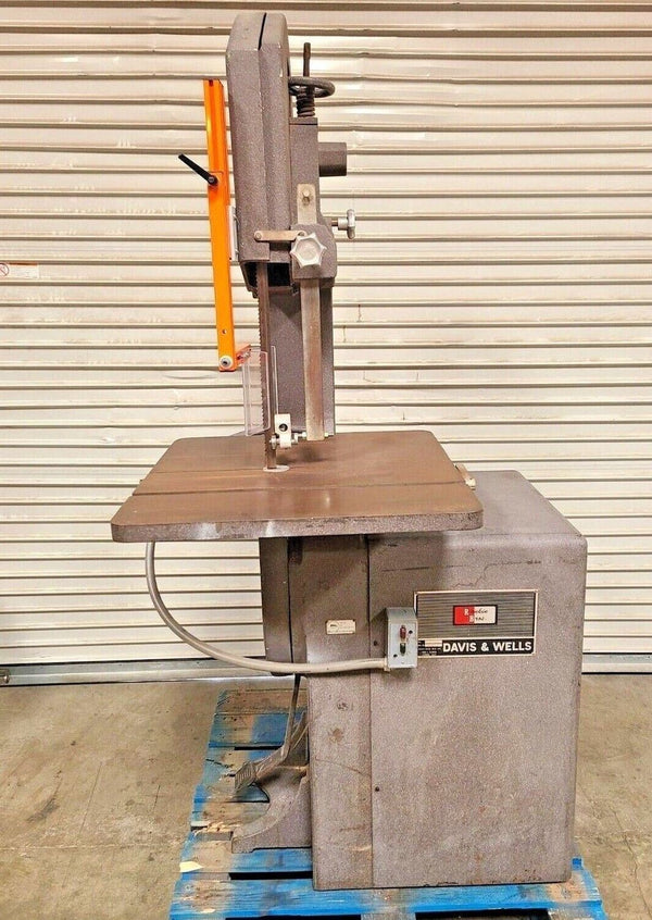 19.5" Davis and Wells DB-20-64 Vertical Band Saw Rankin Bros