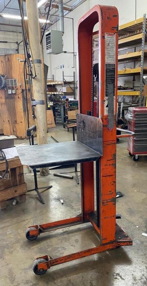 Presto M166 Manual Lift Stacker Truck 64" height