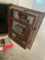 Antique Vault Bank Safe Heavy Duty Vintage Rare Need Restoration 36 x 24 x 42